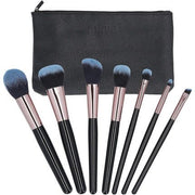 T4B MIMO 7 - Piece Makeup Brush Set with Case Black - Maison des fragrances