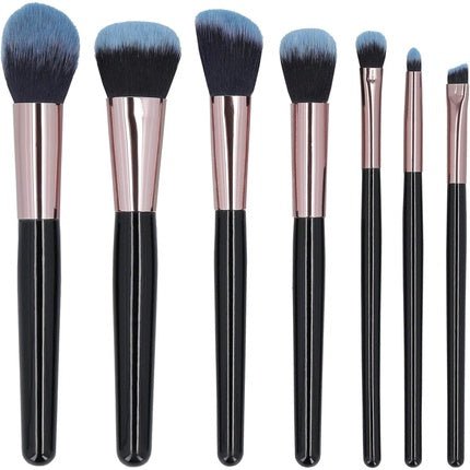T4B MIMO 7 - Piece Makeup Brush Set with Case Black - Maison des fragrances