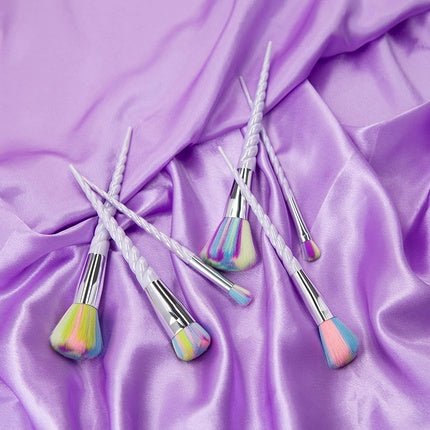 T4B MIMO 8 Piece Professional Makeup Brush Set for Foundation, Contouring, Blush, Bronzer, Powder, Eyeshadow - Unicorn Handles - Maison des fragrances