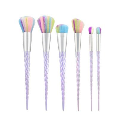 T4B MIMO 8 Piece Professional Makeup Brush Set for Foundation, Contouring, Blush, Bronzer, Powder, Eyeshadow - Unicorn Handles - Maison des fragrances