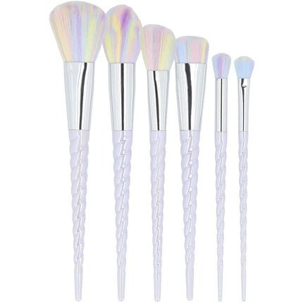 T4B MIMO Unicorn Makeup Brush Set 6 - Piece Pastel Color - Maison des fragrances