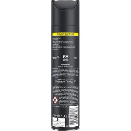 TAFT Power Express Instant Hold 5 Hairspray 250ml - Maison des fragrances