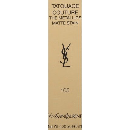 Tatouage Couture The Metallics  105 Magnetic Prune Temper 6ml lipstick - Maison des fragrances