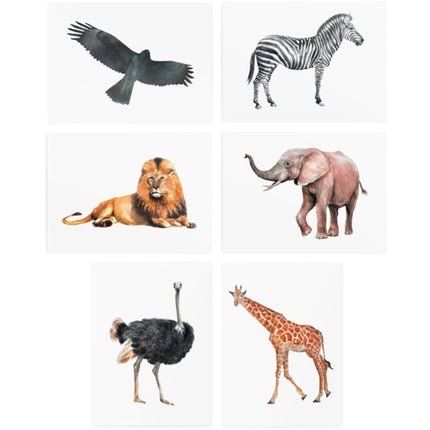 TATTonMe Temporary Tattoos Set Animals - 6 pieces, for children 3 years and above - Maison des fragrances