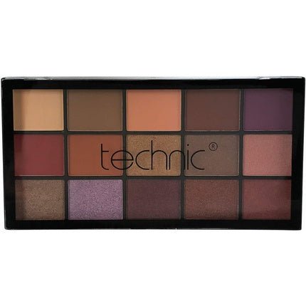 Technic 15 Shade Eyeshadow Palette Peanut Butter & Jelly Matte Shimmer - Maison des fragrances