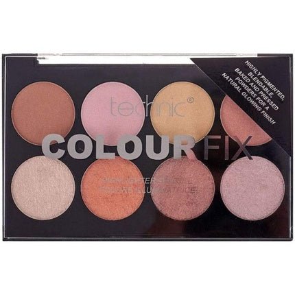 Technic Colour Fix Highlighter Palette - Pack of 8 - Maison des fragrances