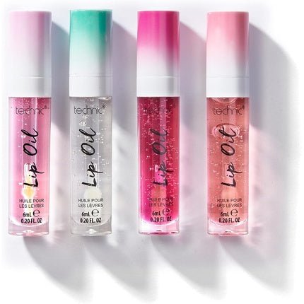 Technic Mint Flavoured Lip Oil Non Sticky Hydrating High - Shine Glossy Finish 10ml - Maison des fragrances
