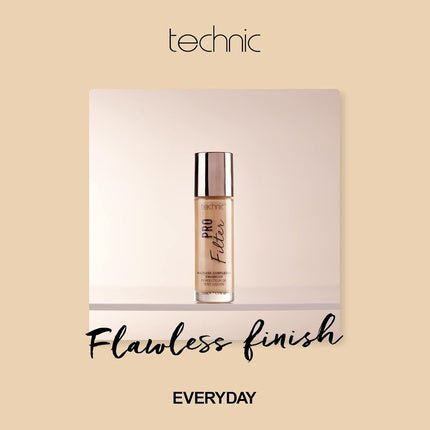 Technic Pro Filter Multi Use Complexion Enhancer Primer Illuminator Highlighter Face Serum for Flawless Finish Medium Cool - Maison des fragrances