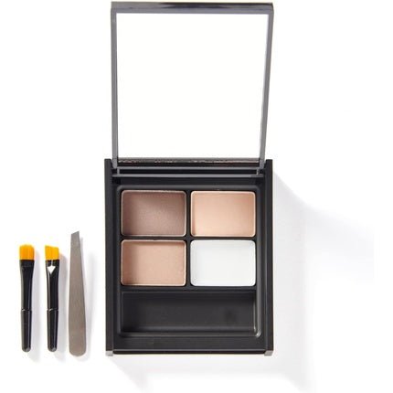 Technic Ultimate Brow Kit All - In - One Compact Eyebrow Shaper Set with Wax Powder and Tweezers - Maison des fragrances