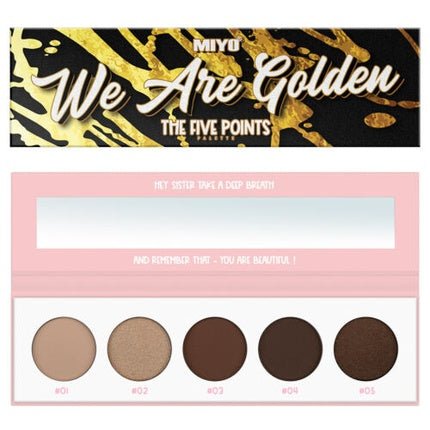 The Five Points Palette Eyeshadow Palette We Are Golden 6.5g - Maison des fragrances