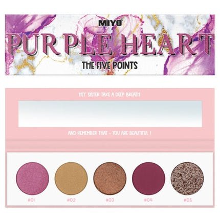 The Five Points Purple Heart Eyeshadow Palette 6.5g - Maison des fragrances