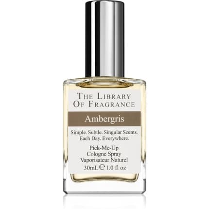 The Library Of Fragrance Ambergris Acqua di Colonia Unisex Perfume Eau de Cologne (EDC) Mixte 30ml - Maison des fragrances