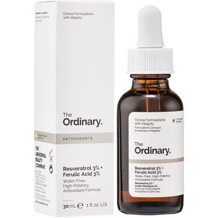 The Ordinary Natural Antioxidant Facial Serum Resveratrol 3% + Ferulic Acid 3% 30ml - Maison des fragrances