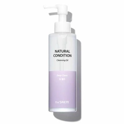 The Saem Natural Condition Deep Clean Oil Facial Cleanser 180ml - Maison des fragrances
