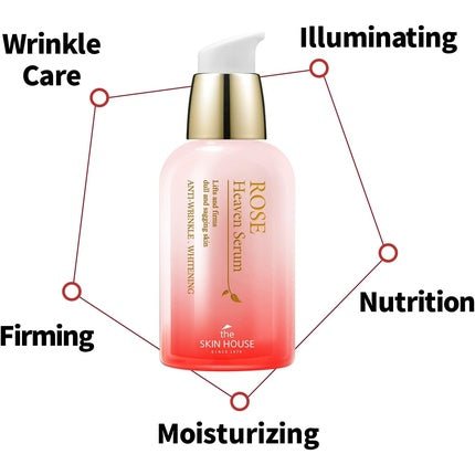 THE SKIN HOUSE Rose Heaven Anti - aging and Brightening Serum 50ml K - Beauty - Maison des fragrances