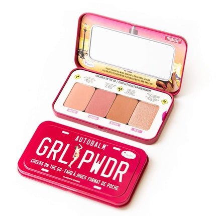 theBalm Autobalm Girl Powder Cheek Palette Long Lasting Blush and Highlight - Maison des fragrances