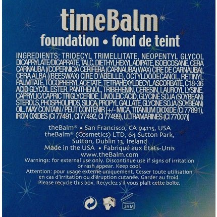 theBalm TimeBalm Foundation 21.3g Dark - Maison des fragrances