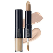 THESAEM Cover Perfection Ideal Concealer Duo 1.5 Natural Beige Full Coverage High Pigmented Concealer 1 Count - Maison des fragrances