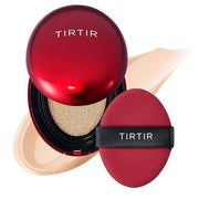 TIRTIR Mask Fit Red Cushion Foundation Japan's No.1 Choice for Glass Skin Lightweight Buildable Coverage Semi - Matte 0.63 Fl Oz 17C Porcelain - Maison des fragrances
