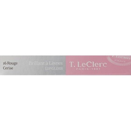 T.LeClerc Lip Gloss Rouge Cerise 16 4.5ml - Maison des fragrances