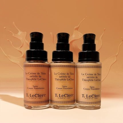 T.Leclerc Satin Cream Foundation 30ml 04 Satined Apricot - Tinted Beige - Maison des fragrances