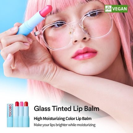 Tocobo Glass Tinted Lip Balm No.011 Flush Cherry 3.5g - Maison des fragrances