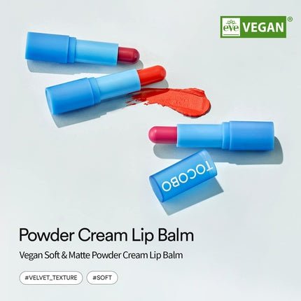 Tocobo Powder Cream Lip Balm No.033 Carrot Cake 3.5g - Maison des fragrances