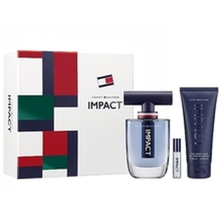 Tommy Hilfiger Impact Gift Set With , Shower Gel , And Miniature Coffret (Coffret) Mixte 100ml - Maison des fragrances