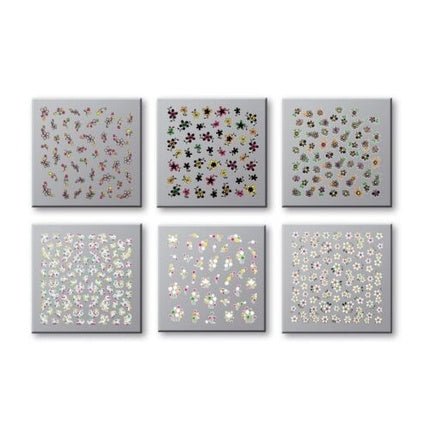 Top Choice Nail Stickers 72758, 77135, 77142, 77159, 77166, 77180 - 6 Pieces - Maison des fragrances