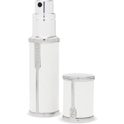 Travalo Milano Atomizer Travel Refill U-Change System TSA Approved Reusable Airtight Easy Fill Mini Pump er Lightweight Portable Vegan Leather with Polished Metal Outer Shell 0.17oz Unisexe - Maison des fragrances
