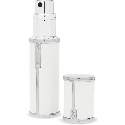 Travalo Milano Atomizer Travel Refill U-Change System TSA Approved Reusable Airtight Easy Fill Mini Pump er Lightweight Portable Vegan Leather with Polished Metal Outer Shell 0.17oz Unisexe - Maison des fragrances