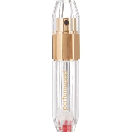 Travalo Perfume Pod Crystal Perfume Atomizer Gold for Unisex 0.17 oz Refillable Spray - Maison des fragrances