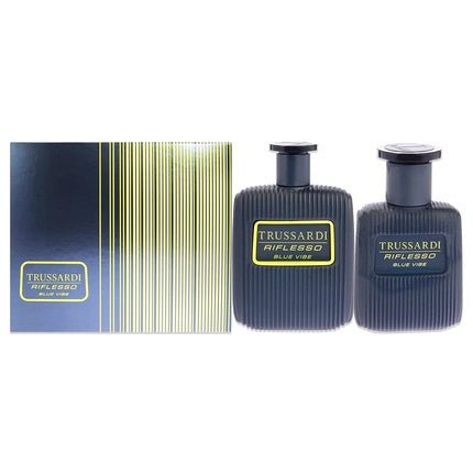 Trussardi Riflesso Blue Vibe Men 3.4oz Eau de toilette Spray and 1oz Eau de toilette Spray 2 Piece Gift Set - Maison des fragrances