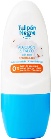Tulipan Negro Tulipán Negro Cotton & Talc Roll-On Deodorant Déodorant (Déo) Mixte 50ml - Maison des fragrances