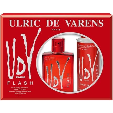 Ulric De Varens Flash Set Of 2 Pieces Coffret (Coffret) Mixte 100ml - Maison des fragrances