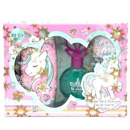 Unicorn Be Unique Kit Perfume EDT and Shower Gel for Kids with Stickers - Maison des fragrances