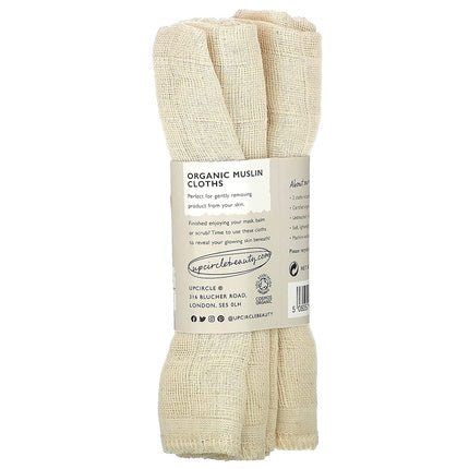 UpCircle Organic Muslin Cloths - Pack of 2 - Maison des fragrances