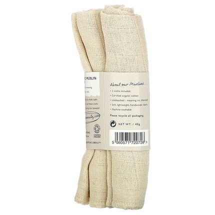 UpCircle Organic Muslin Cloths - Pack of 2 - Maison des fragrances
