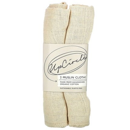 UpCircle Organic Muslin Cloths - Pack of 2 - Maison des fragrances