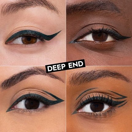 Urban Decay 24/7 Inks Liquid Eyeliner Pen Water - Resistant Smudge - Resistant Vegan Formula Precision Tip with Ergonomic Grip Deep End Deep Teal Shimmer - Maison des fragrances