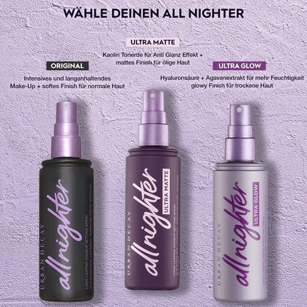 Urban Decay All Nighter Makeup Ultra Matte Setting Spray 118ml - Maison des fragrances