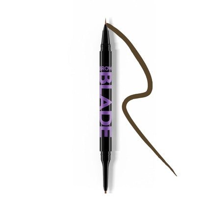 Urban Decay Brow Blade 2 - in - 1 Microblading Eyebrow Pen Waterproof Pencil Smudge - proof Transfer - resistant Fine Tip Thin Hair - Like Strokes Natural Fuller Brows Neutral Nana Neutral Brown - Maison des fragrances