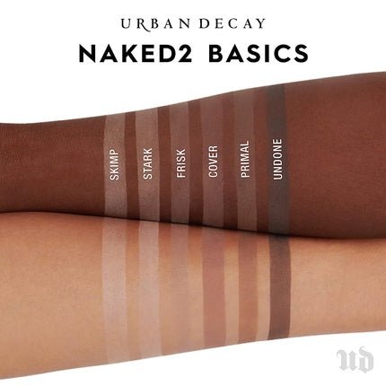 Urban Decay Naked Mini Eyeshadow Palette Richly Pigmented and Ultra Blendable - Naked2 Basics - Maison des fragrances