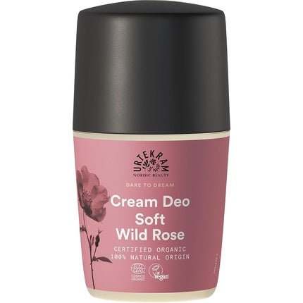 Urtekram Cream Deo Soft Wild Rose Vegan Organic 50ml Unisexe - Maison des fragrances