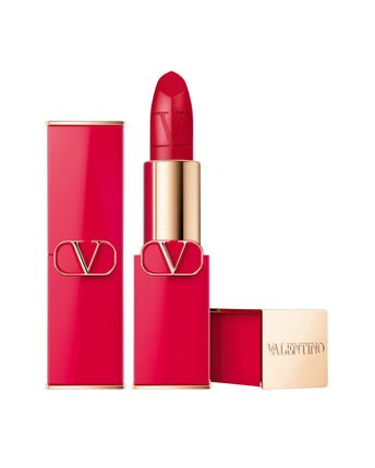Valentino Rosso Satin Finish Cream Lipstick 22r Refillable - 35 Grams - Maison des fragrances
