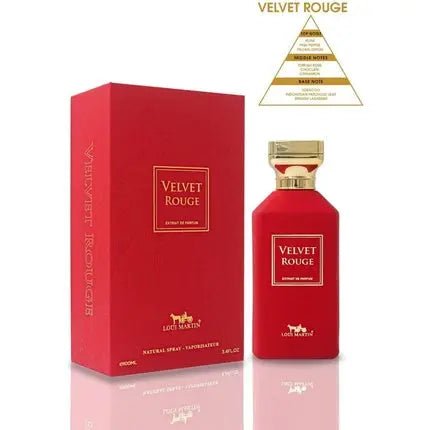 Velvet Rouge 100ml Extrait De Parfum Femme par Loui Martin - Maison des fragrances