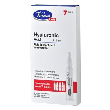 Venus Lab 7 Fiale Hyaluronic Acid Rimpolpanti e Volumizzanti 110 mg - Maison des fragrances
