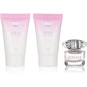 Versace Bright Crystal Gift Set 5ml Eau de toilette 25ml Perfumed Body Lotion 25ml Perfumed Shower Gel - Maison des fragrances