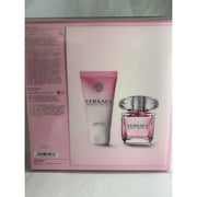 Versace Bright Crystal Gift Set With 30ml Eau De Toilette Spray and 50ml Perfumed Body Lotion - Maison des fragrances