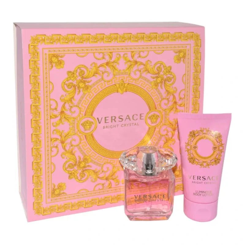 Versace Bright Crystal Giftset Body Lotion Eau de Toilette 30ml Unisexe - Maison des fragrances